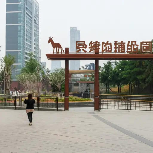 这个城市有一个很大的动物园。