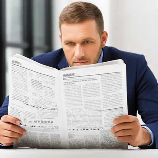 我总是先读标题以获取主要新闻。