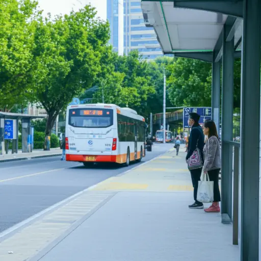 我们走吧，公交车来了。