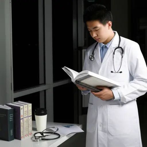 成为一名医生的培训需要大量努力工作。