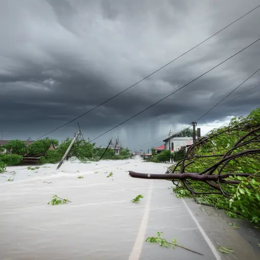 那场风暴是我们几十年来经历过的最严重的风暴之一。