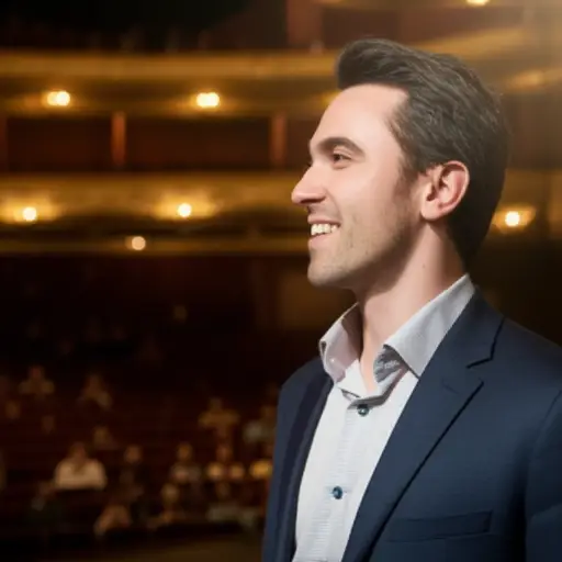 我非常想成为一名演员。