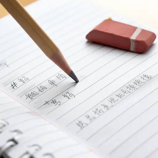 我喜欢用铅笔写字，因为写错了可以擦掉。