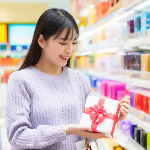 她给自己买了一件生日礼物。