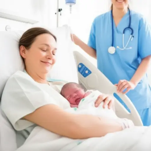 经过漫长的分娩，她终于生了。