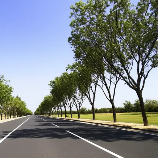 天气很热，明媚的阳光伴随着我们的旅程。