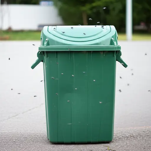 垃圾桶气味难闻。