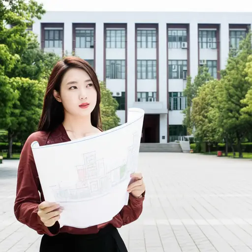 她想在一所著名的大学学习建筑学。