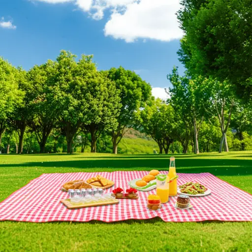 今天的天气去野餐还算不错。