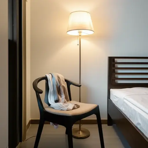 我房间里有一把特殊的椅子，晚上脱衣服时我把衣服放在上面。