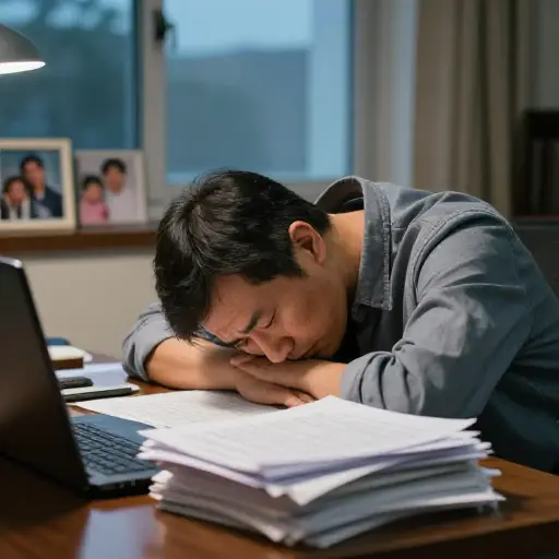 他从未为家庭生活腾出足够的时间。