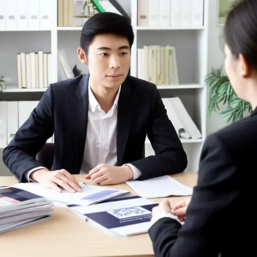 我去参加了一家出版社的工作面试。