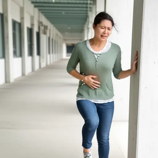 每走一步，她的脚就越来越疼。