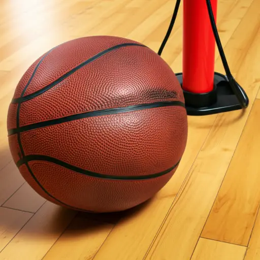 这个篮球需要充气了，因为它有点瘪。