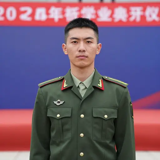 他决定毕业后在军队服役。