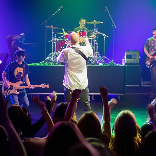 他曾是一支著名摇滚乐队的主唱。