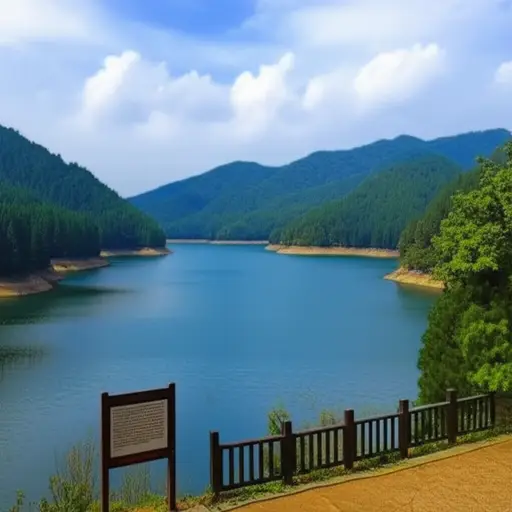 这个湖的水很深，所以要小心。