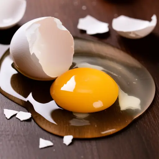 这个鸡蛋坏了。