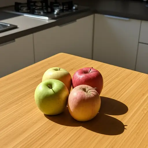 我喜欢吃新鲜水果，比如苹果和香蕉。