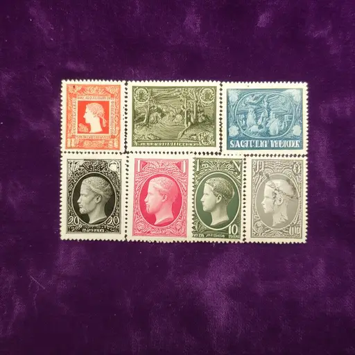 这些邮票价值可观。