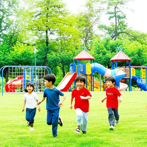 孩子们去公园玩了。