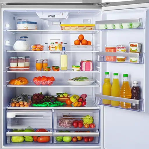 冰箱里没什么吃的了。