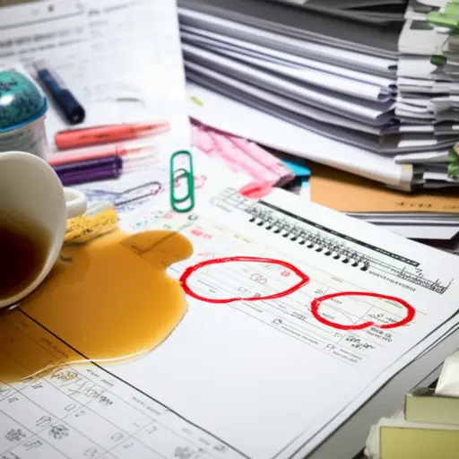 没有条理的人常常错过截止日期和忘记预约。