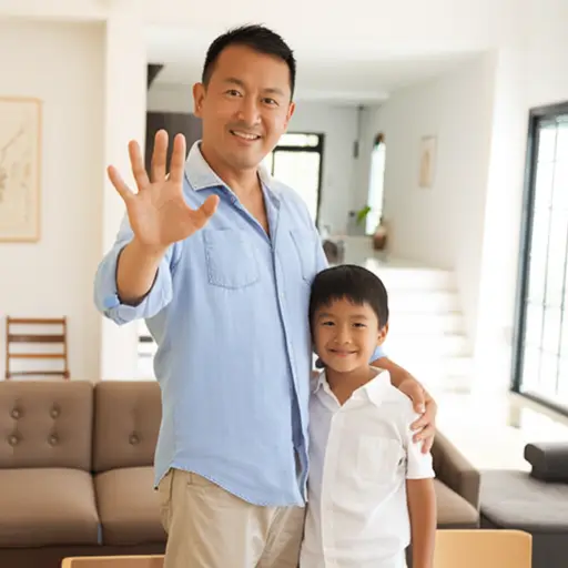 我想介绍一下我的小儿子，马克。