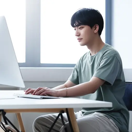 我希望你穿上一些宽松的衣服，这样工作时你会感到舒服。