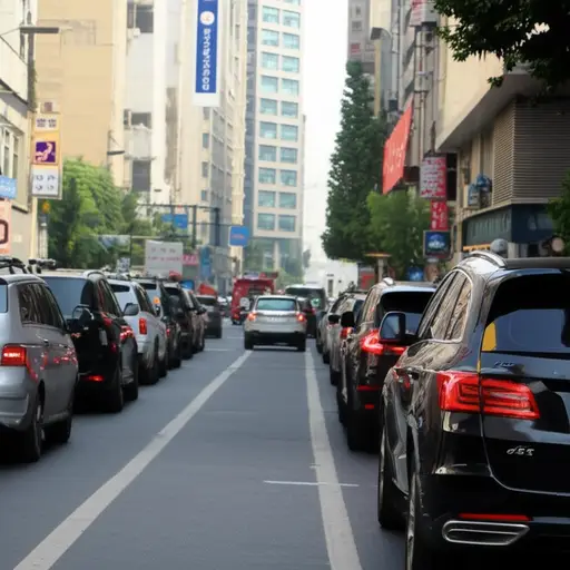 在城市中心停车很难。