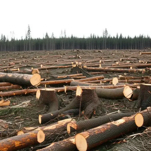 这片古老森林的迅速消失是一个重大的环境问题。