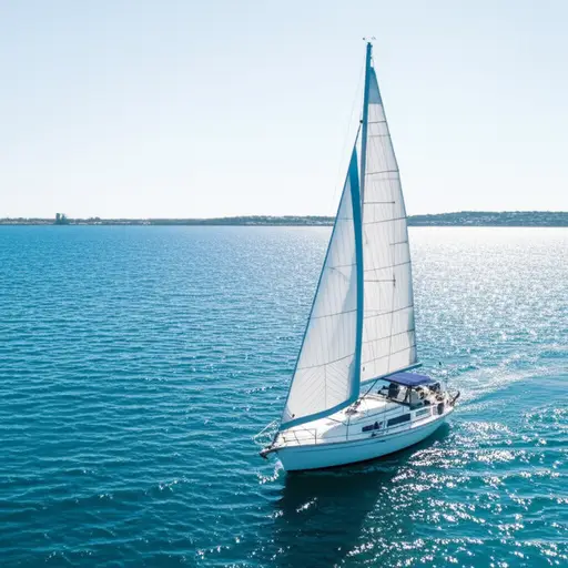 帆船是一项有趣的水上运动。