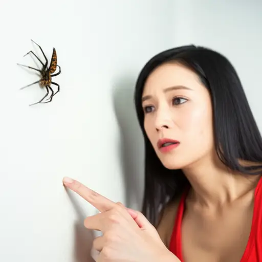 别害怕，只是一只小蜘蛛。