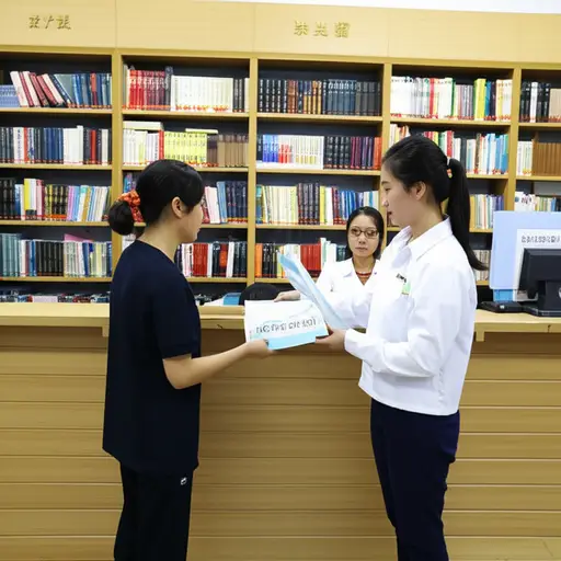 图书馆可以借书给学生。