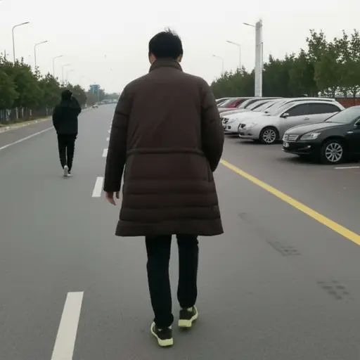 在这里等着，我去把车开回来。