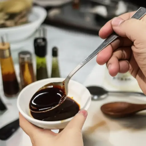 尝尝这个酱汁，告诉我需不需要加盐。