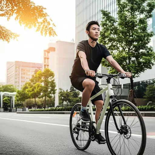 我试图通过骑自行车上班来提高我的健康水平。