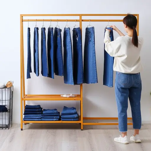 我喜欢穿牛仔裤，因为它们非常舒适，而且容易清洗和熨烫。