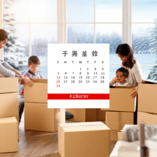 我们明年二月要搬家。