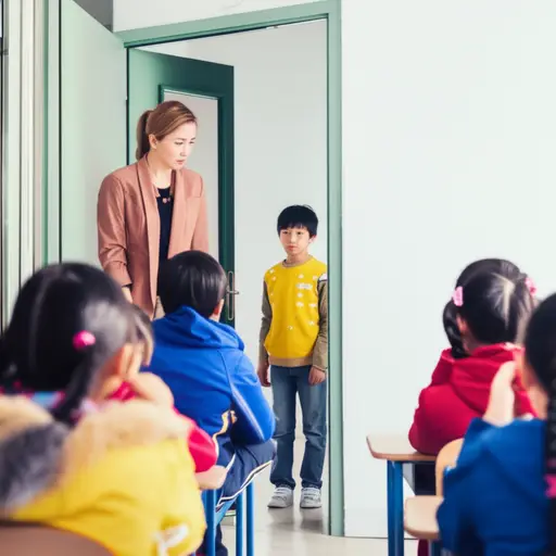 我弟弟在学校惹上麻烦了。