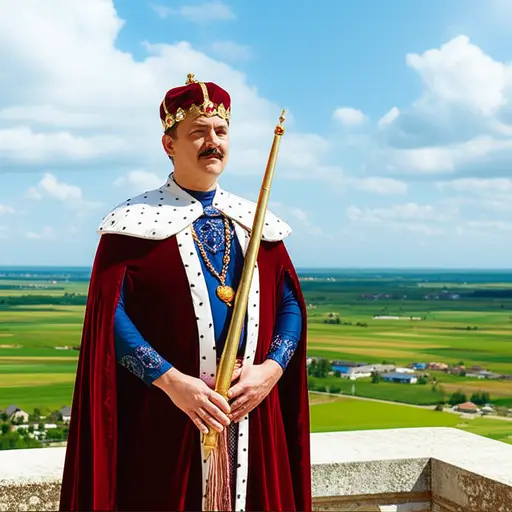 很久以前，有一位统治这片土地的英明国王。