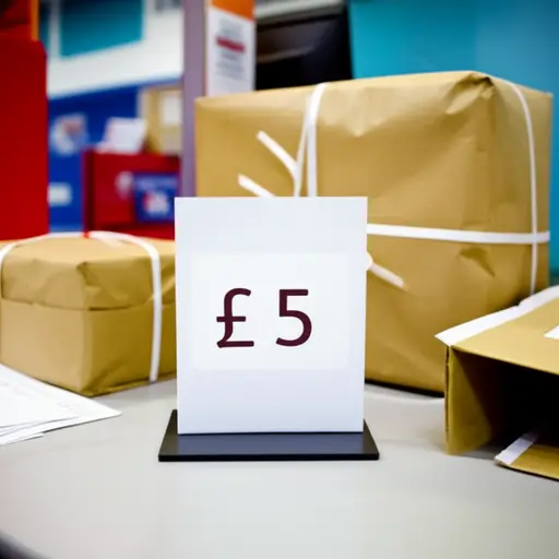 邮费最低收费为5英镑。