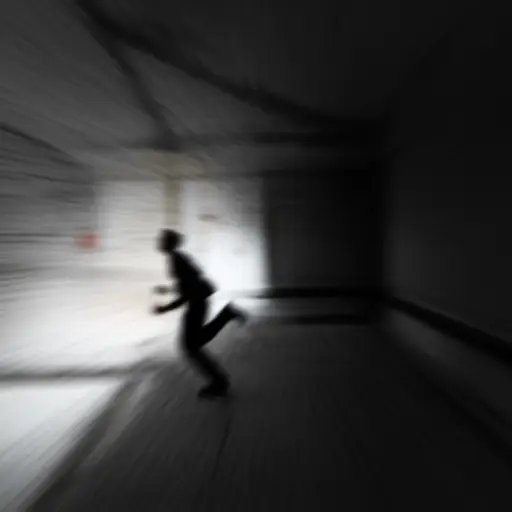 在我的梦里，我被一个看不见的东西追赶着。