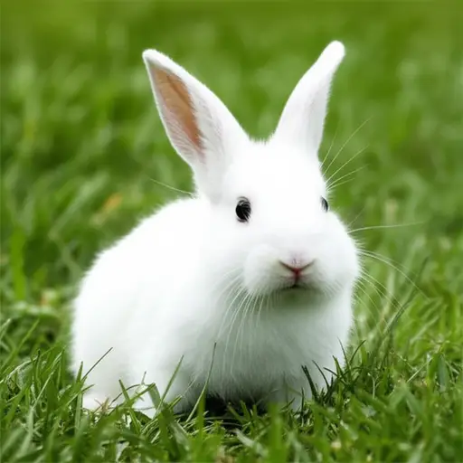 多么可爱的小兔子啊！