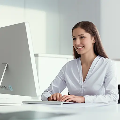 她目前的工作薪水相当不错。