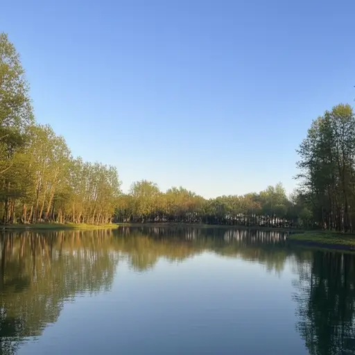 早上天气很平静。