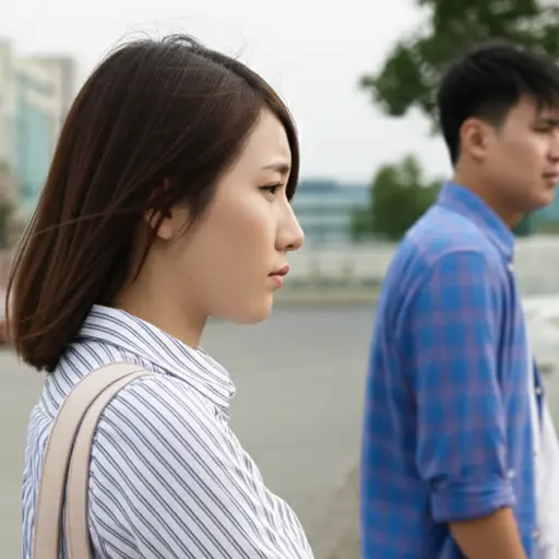 她对我真的很冷淡。