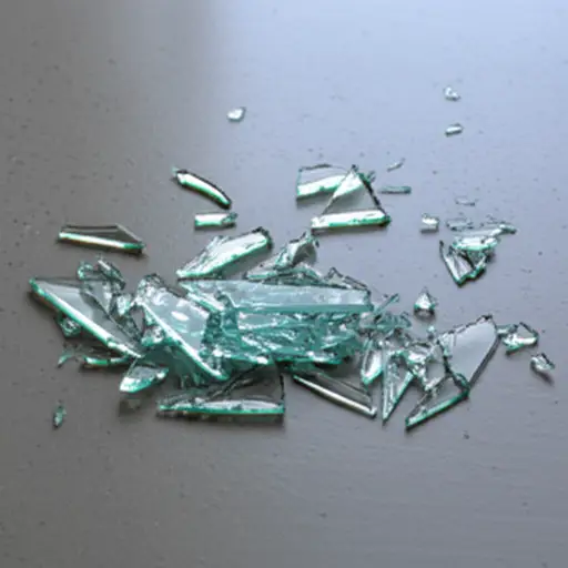 小心地上的玻璃！