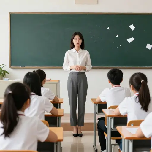 老师发现很难维持班级的秩序。