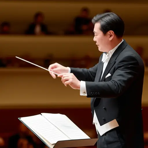 他是一位著名的指挥家。